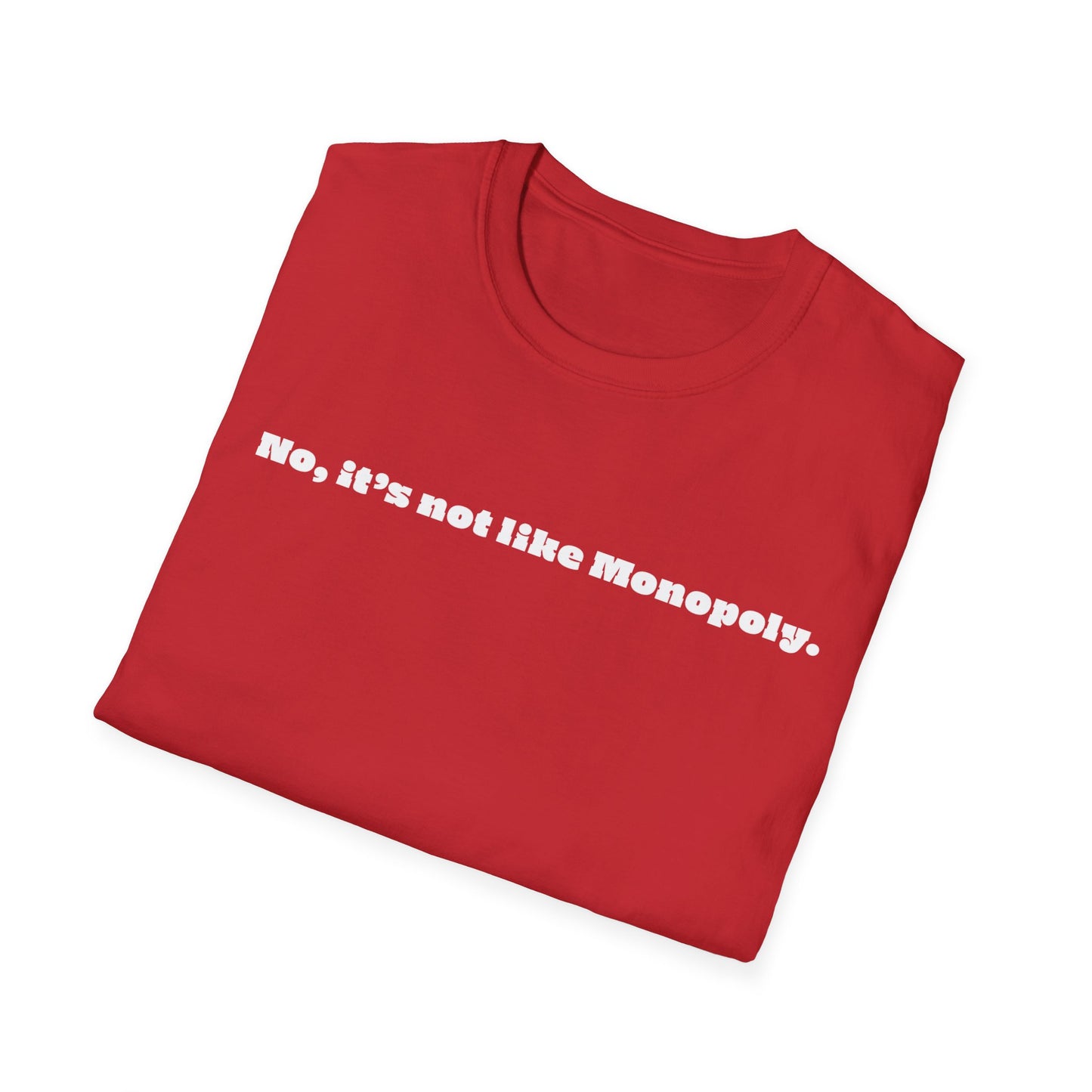 No It's Not Like Monopoly Tee
