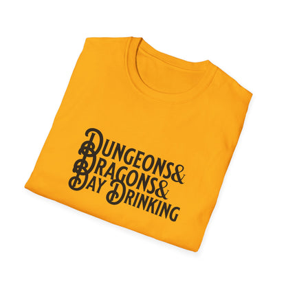 Dungeons Dragons Day-Drinking T-Shirt