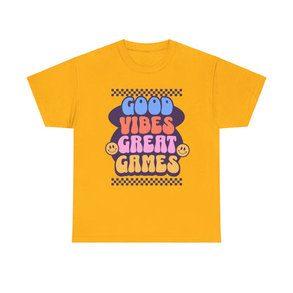 Good Vibes Great Games Tee