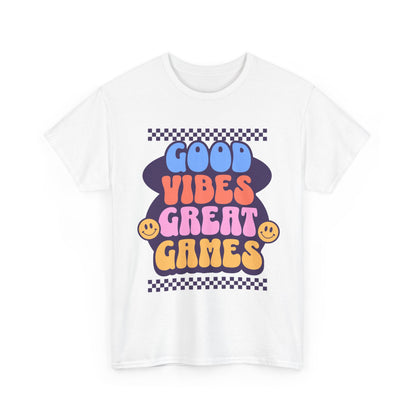 Good Vibes Great Games Tee