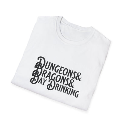 Dungeons Dragons Day-Drinking T-Shirt